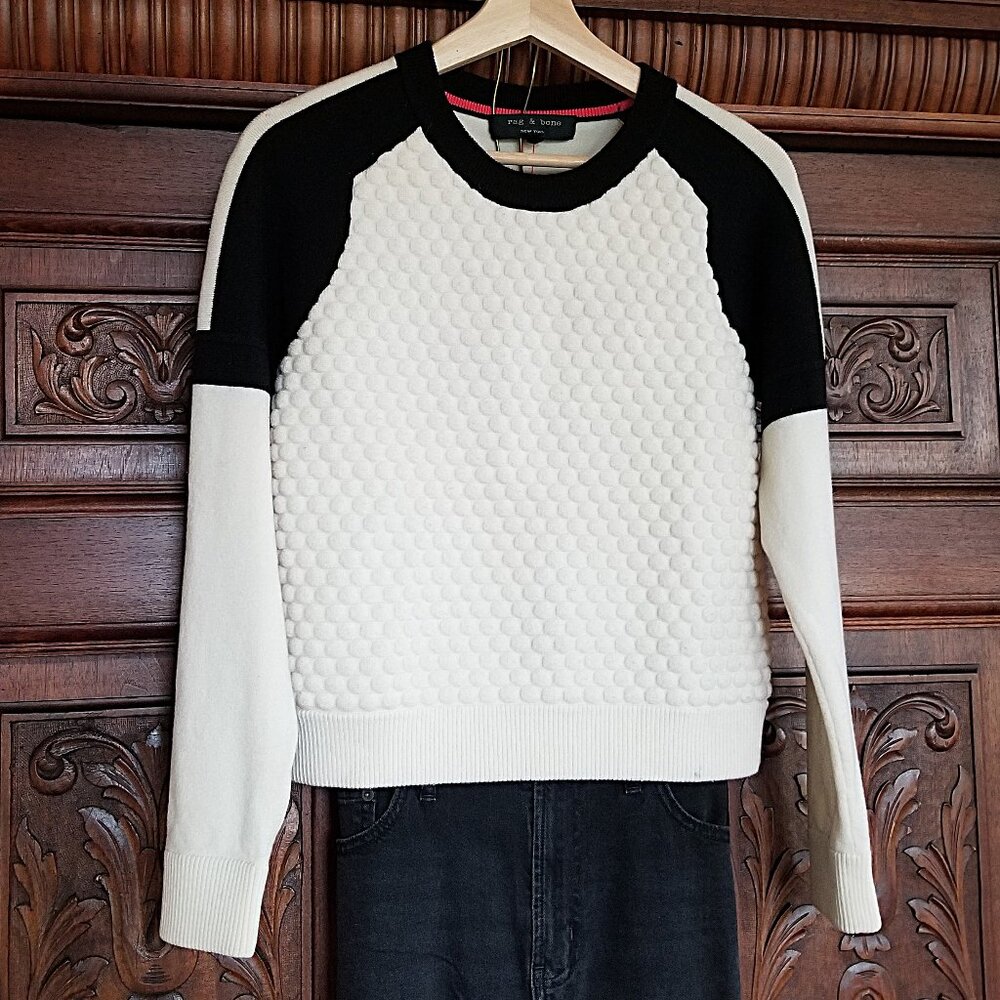 Rag & Bone Wool Colorblock Sweater
